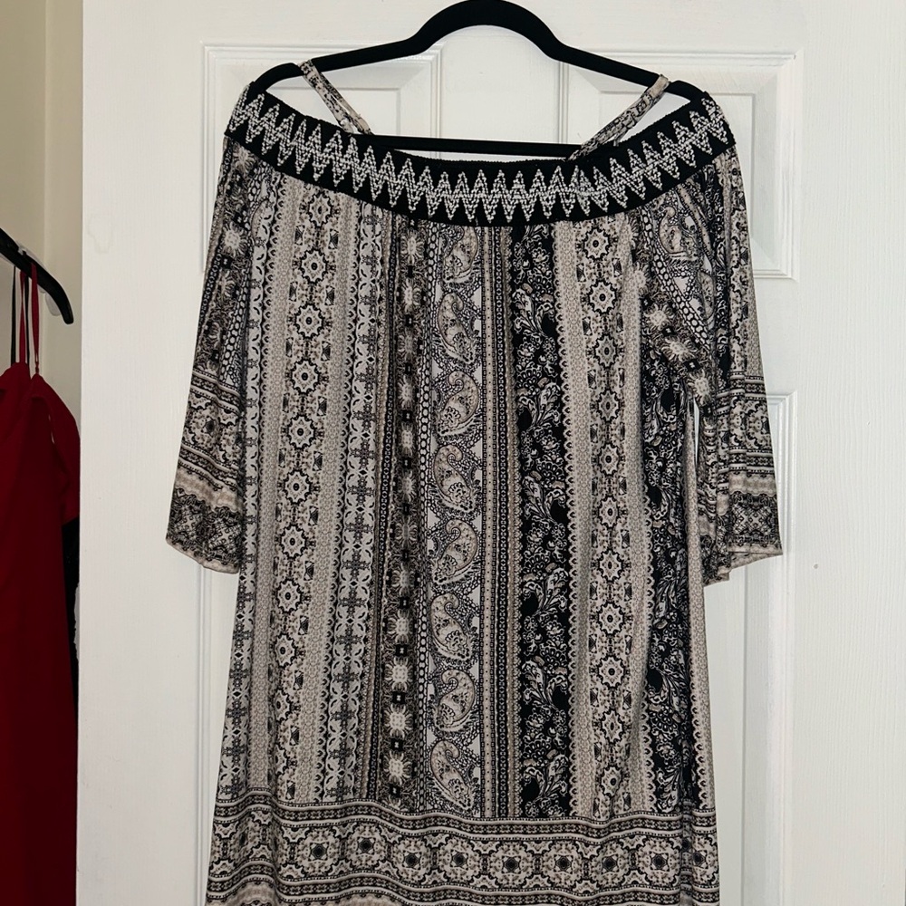 Bohemian Off-Shoulder Dress
